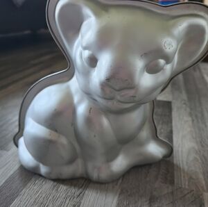 Vintage 1974 Wilton 3D Lion Cub Cake Pan #502-135 - Stand-Up Lion King Cake Mold